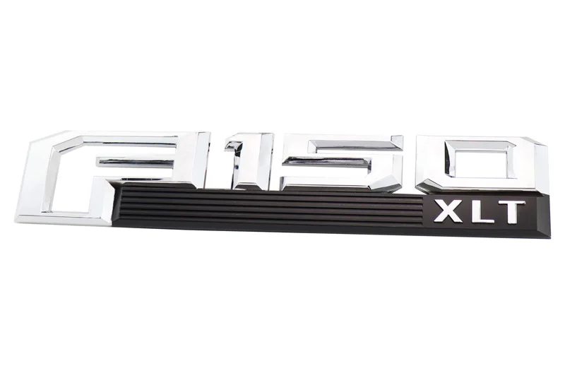 

Chrome Black F-150 XLT for 2015-2016 F-150 Fender Emblem Badge Sticker
