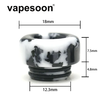 

vapesoon 810 Drip Tip Vape resin driptip Ecigarette wide bore Mouthpieces for Vape Tank Vaporizer Atomizer 1pcs Fast shipping