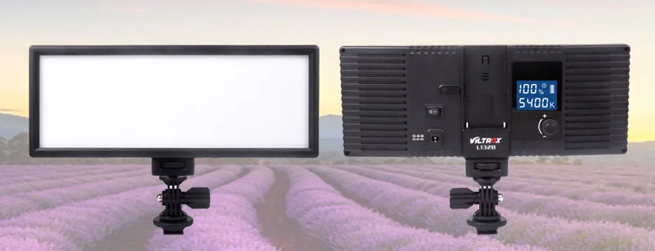 Viltrox L132B светодиодный студийный свет для видео Лампа панелью с регулируемой яркостью ультра тонкий ЖК-дисплей 5400K с регулируемой яркостью для DSLR камеры видеокамеры DV
