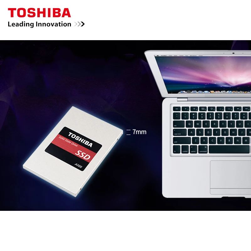 Внутренний твердотельный накопитель TOSHIBA A100 MLC 240 ГБ 2 5 &quotSATAIII SSD 5400 об/мин для