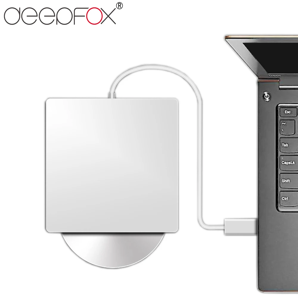 Deepfox USB 3,0 внешний CD/DVD Встроенная память плеер оптический привод DVD RW горелки читателя писатель Регистраторы для ноутбука Apple dell Computer PC