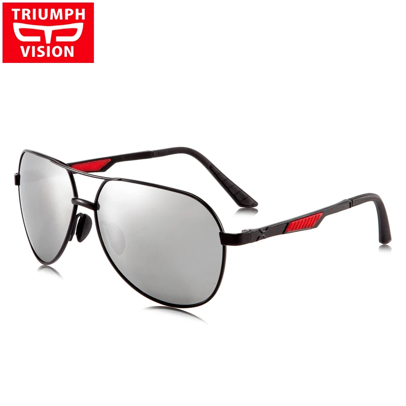 TRIUMPH VISION зеленые линзы солнцезащитные очки для женщин для мужчин поляризационные Redline серии вождения оттенки мужской пилот классически
