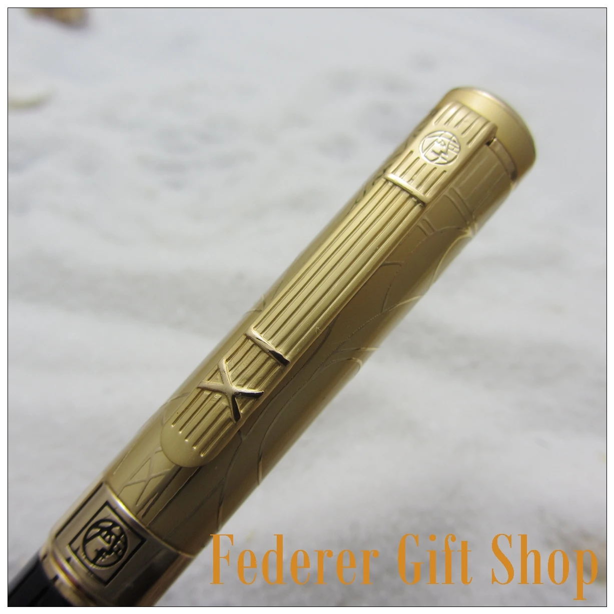 Caixa de Metal Presente do Negócio de Luxo Picasso Real P902 Série Cavalheiro Ágata Vermelha Caneta Roller Ball Caneta Esferográfica Caneta 9 roller ball pen