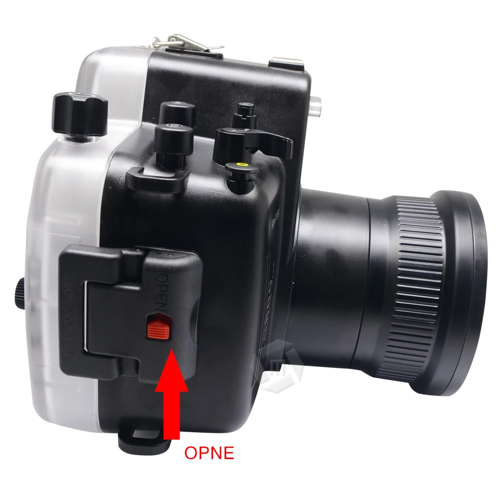 Водонепроницаемый чехол Meikon 60 м/195 футов для камеры Nikon D800 со встроенным датчиком