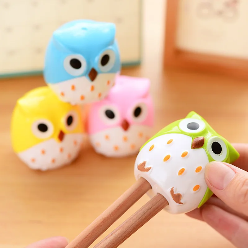 

Kawaii Owl Pencil Sharpener Cutter Knife Promotional Gift Pencil Sharpener School Stationery 1Pcs