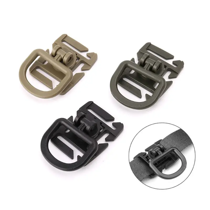 5pcs Swivel D Ring Clip Molle Webbing Clamp Tactical Backpack Attach ...