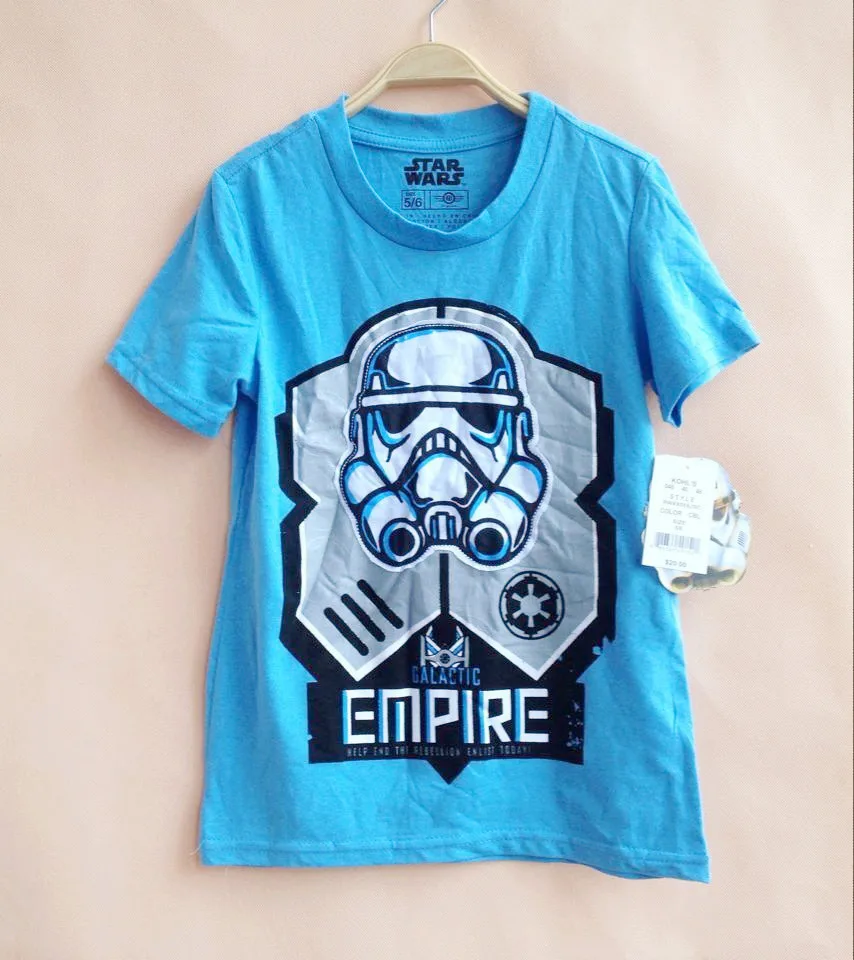 Terbaru Anak Anak Laki Laki Musim Panas T Shirt Star Wars Kemeja