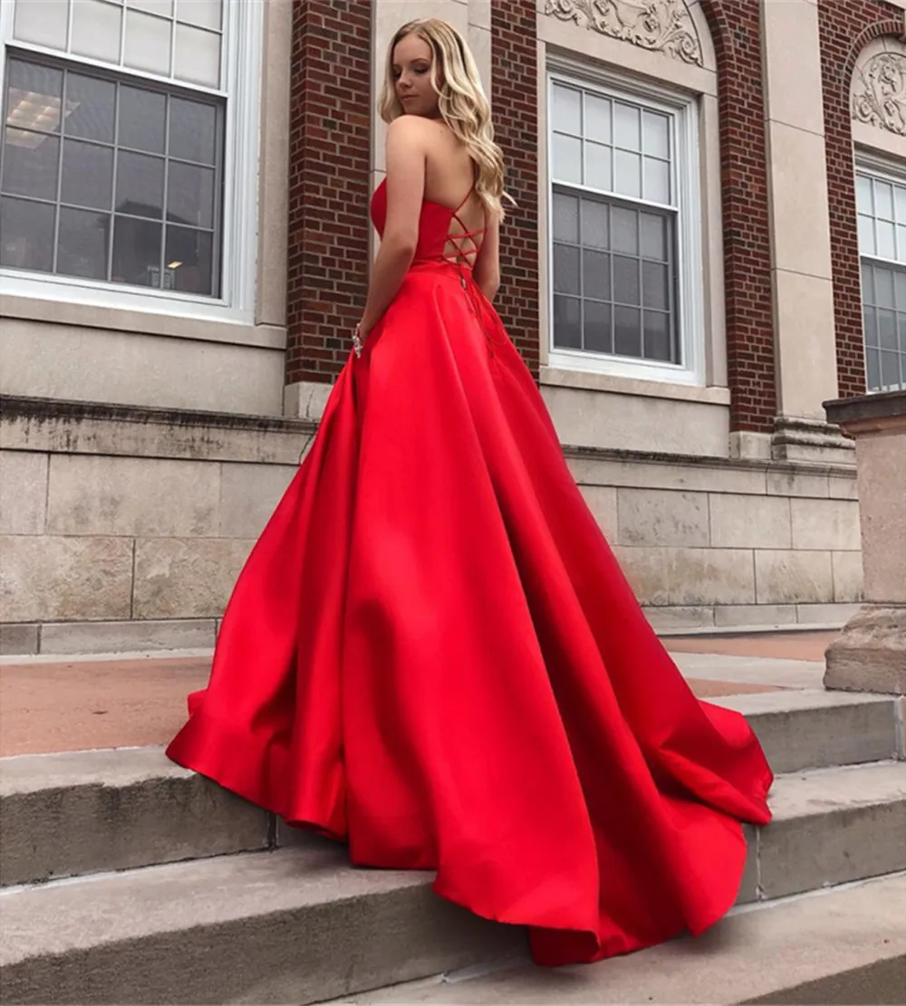 HONGFUYU-Red-Prom-Dresses-With-Rhinestone-Pockets-V-neck-2019-A-line-Satin-Vestido-De-Formatura (1)