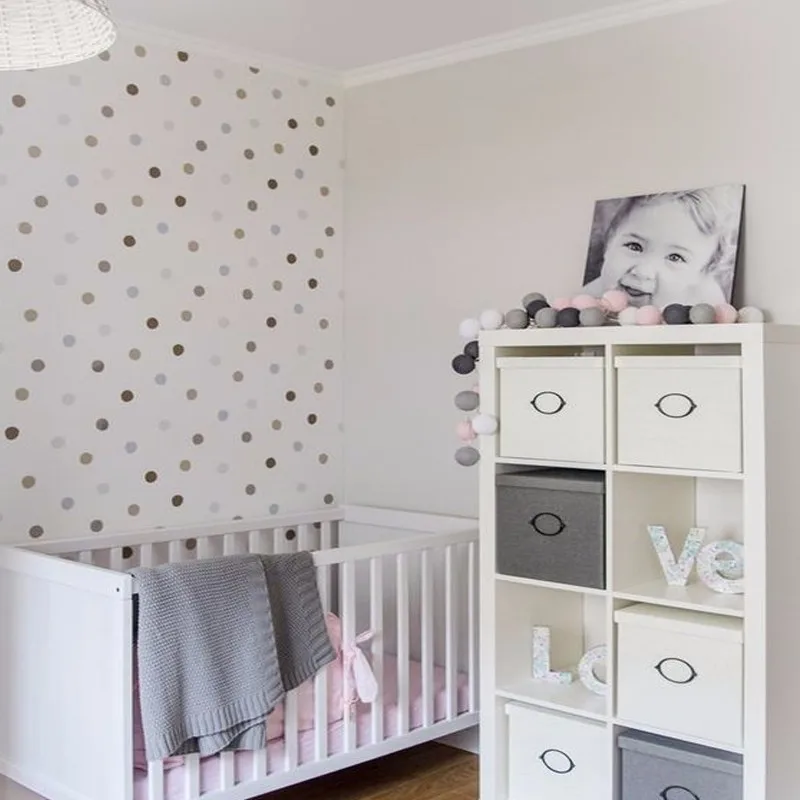 Обои В Детскую В Горошек фото 4