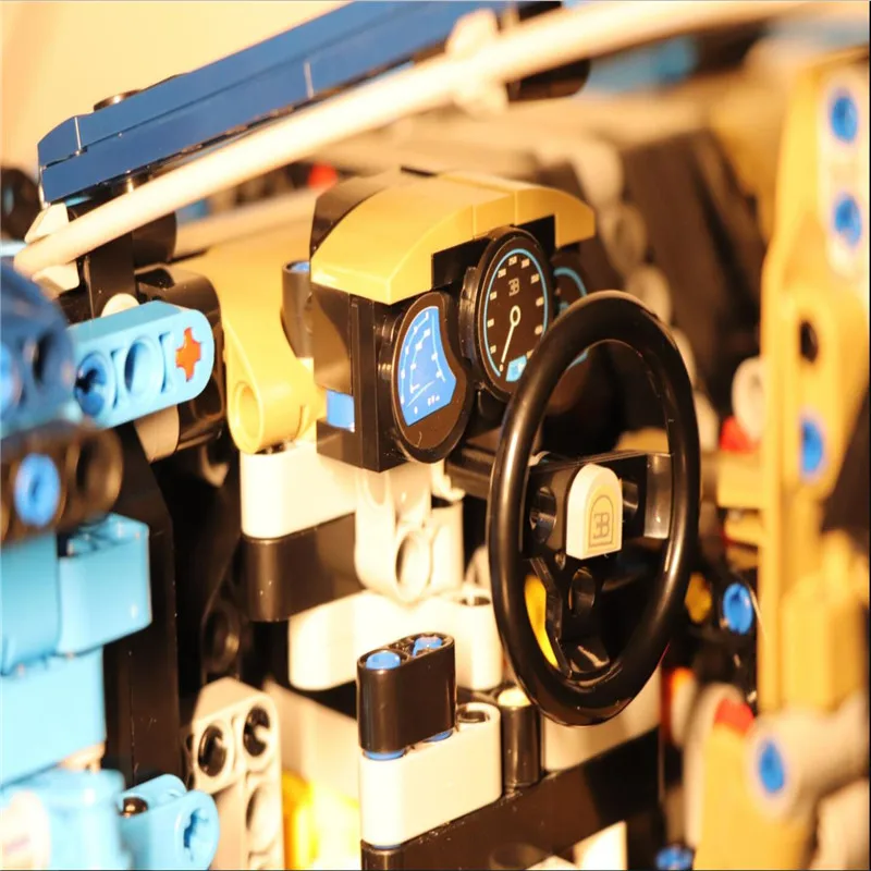 Гоночная машина Technic серии синий Bugattied Chiron строительные блоки совместимый Technic супер Vyreoned автомобиль игрушки для друзей детей