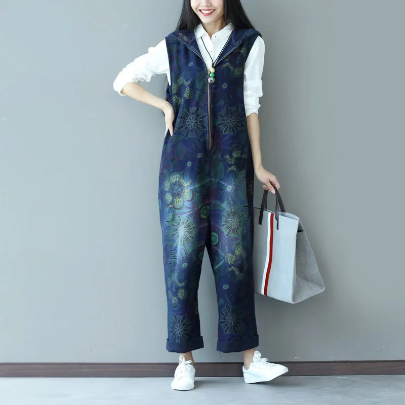 Size Mujer 2018 Casual Alta Cintura Elegante Vaqueros Monos Nuevo Leotard Suelta Plus Mamelucos 1 Womens Jumpsuit Primavera Otoño Para fpf1I4Wq