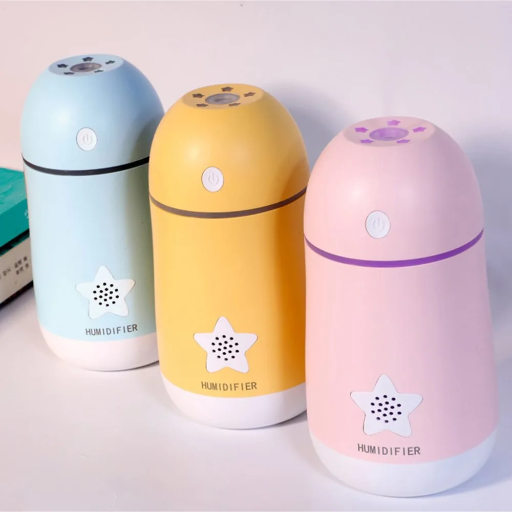 

Mini Size Creative Lucky Star Humidifier USB Rechargable Handheld Water Meter Charging Steamed Humidifier