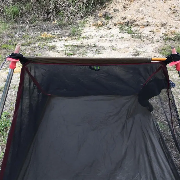 Открытый Кемпинг летняя палатка сетка палатки 1-2 человек Сверхлегкий 520 г только баррака комаров сетка для пешего туризма туристическое снаряжение