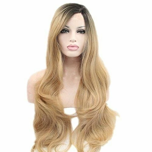 Blonde Darkroot Ombre Lace Front Wig (2)