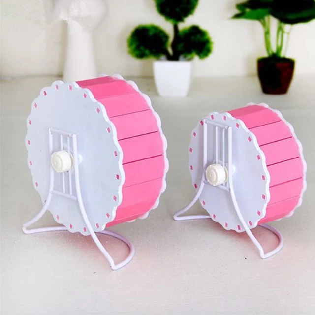 Small Pets Guinea Pig Hamster Wheel Silent roller Running Sports Round Wheel Hamster Cage Accessories Exercise Wheel for Pet Toy 3