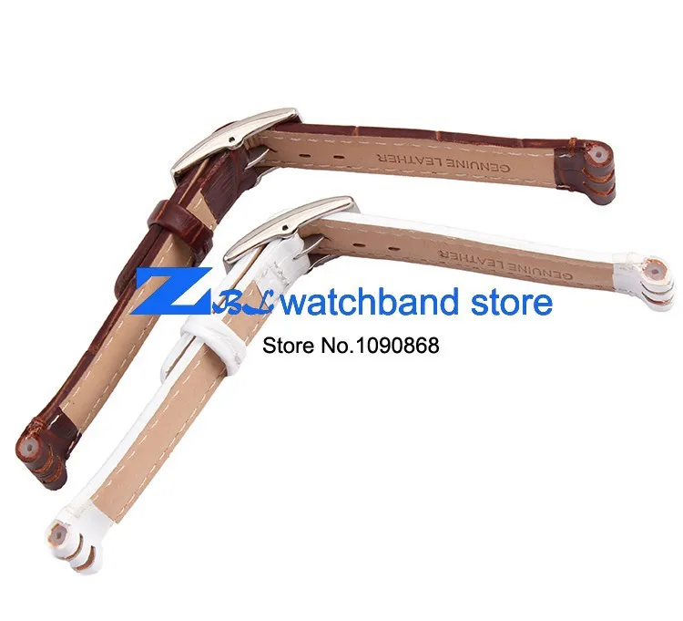 Натуральная кожа ремешок для часов 17 мм 19 мм часы swatch ремешок наручные часы спортивный кожаный браслет