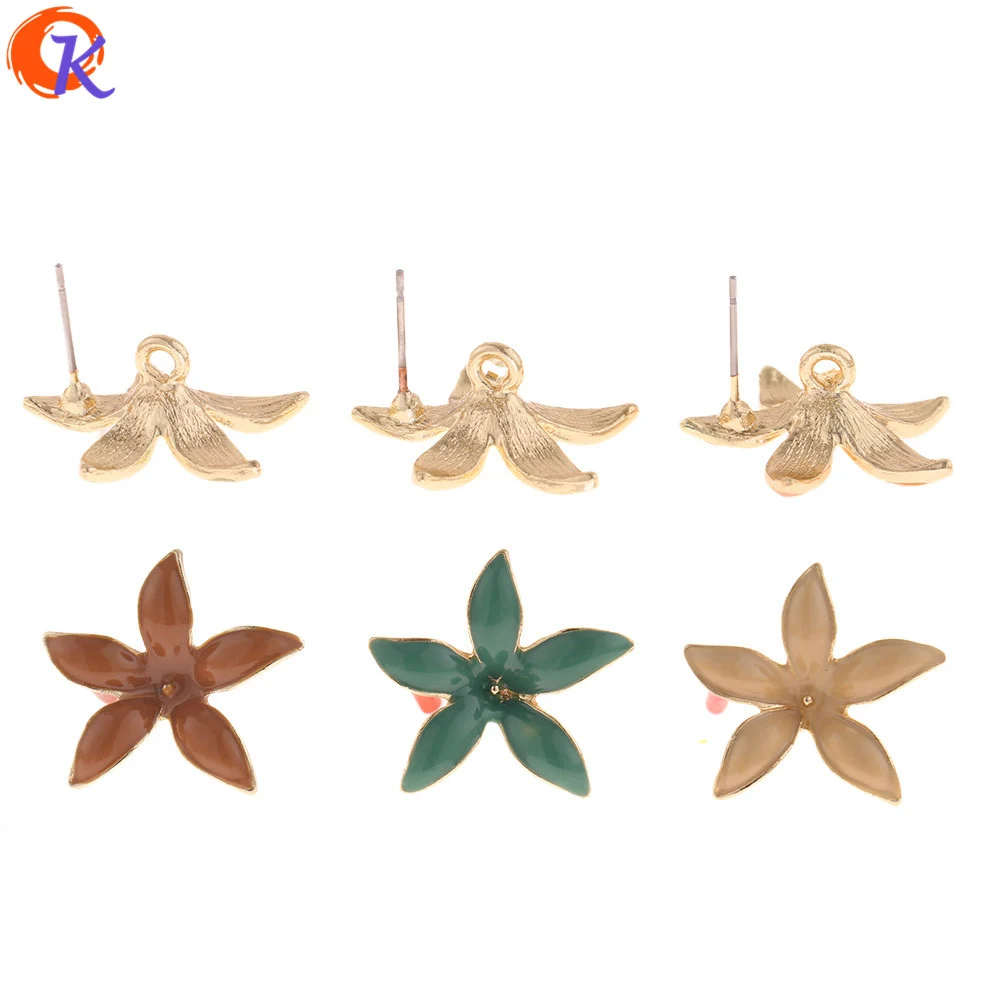 

Cordial Design 60Pcs 22*22MM Jewelry Accessories/Earring Stud/DIY Parts/Flower Shape/Earring Making/Hand Made/Earring Findings
