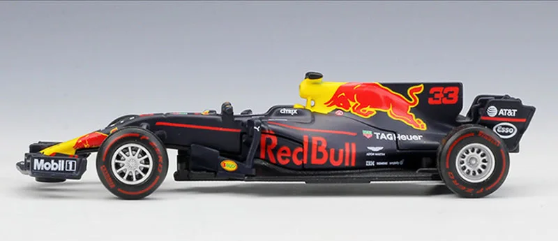 1/43 2016 2017 F1 формула красный бык гоночные автомобили игрушка литой под давлением
