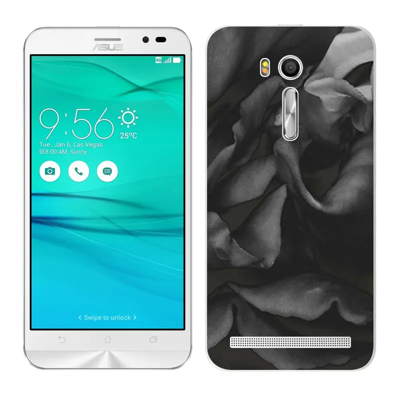 Чехол для Asus Zenfone Go ZB552KL мягкие чехлы из ТПУ силиконовые сумки с рисунком