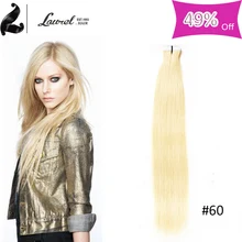 Best Tape In Hair Extensions Laurel Hair Products 8a Grade Brazilian Virgin Hair Straight Skin Weft With 16-24inch Free Shipping