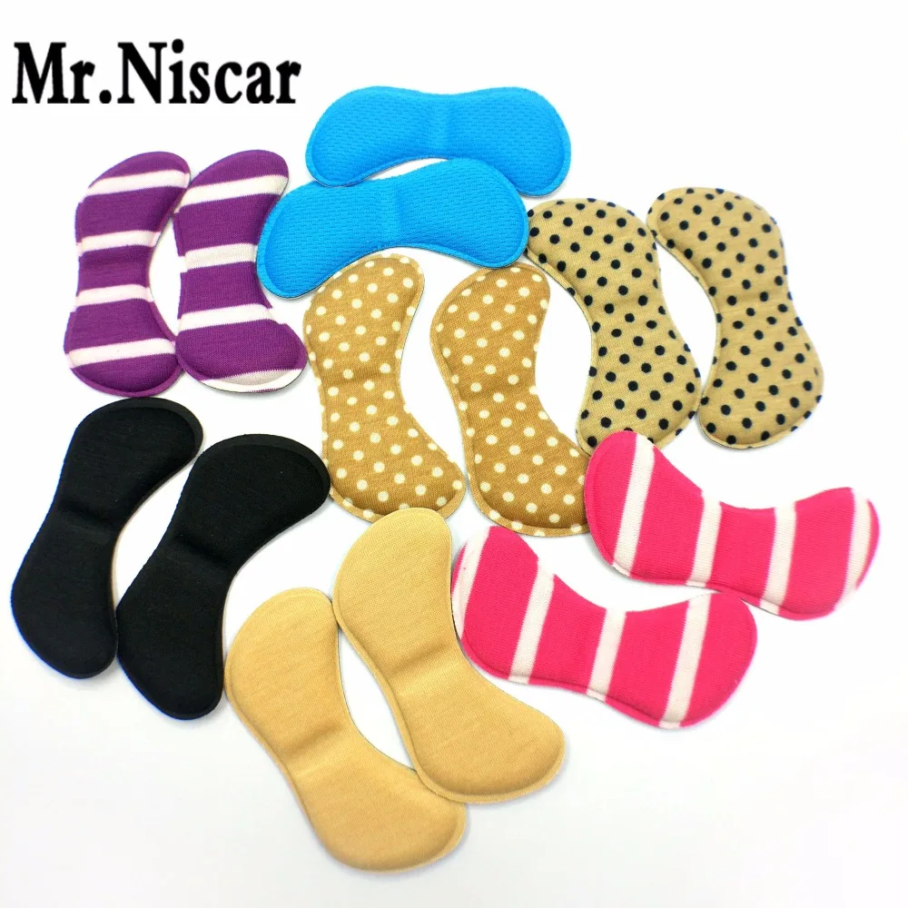 

Mr.Niscar 10 Pair Butterfly-Shape Insoles High Heel Shoes Pad Super Soft Insole Non-slip Sponge Shoe Cushion Foot Heel Protector