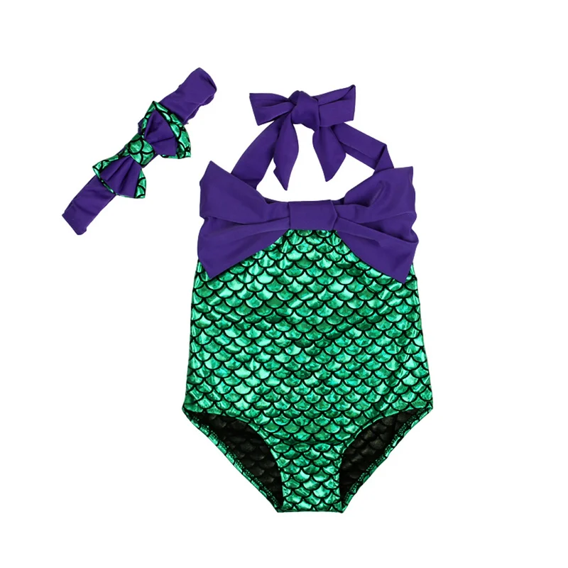 girls purple bathing suit