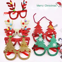Пластиковые рождественские украшения очки Рождественский подарок для декора реквизит модные товары для дня рождения детский сад мультфильм фестиваль вечер