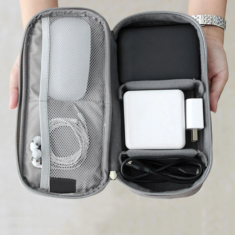 

Travel Digital Bag Portable Earphone Cables USB Wires Digital Charging Power Battery Gadgets Container Zipper Sorting Pouch Case