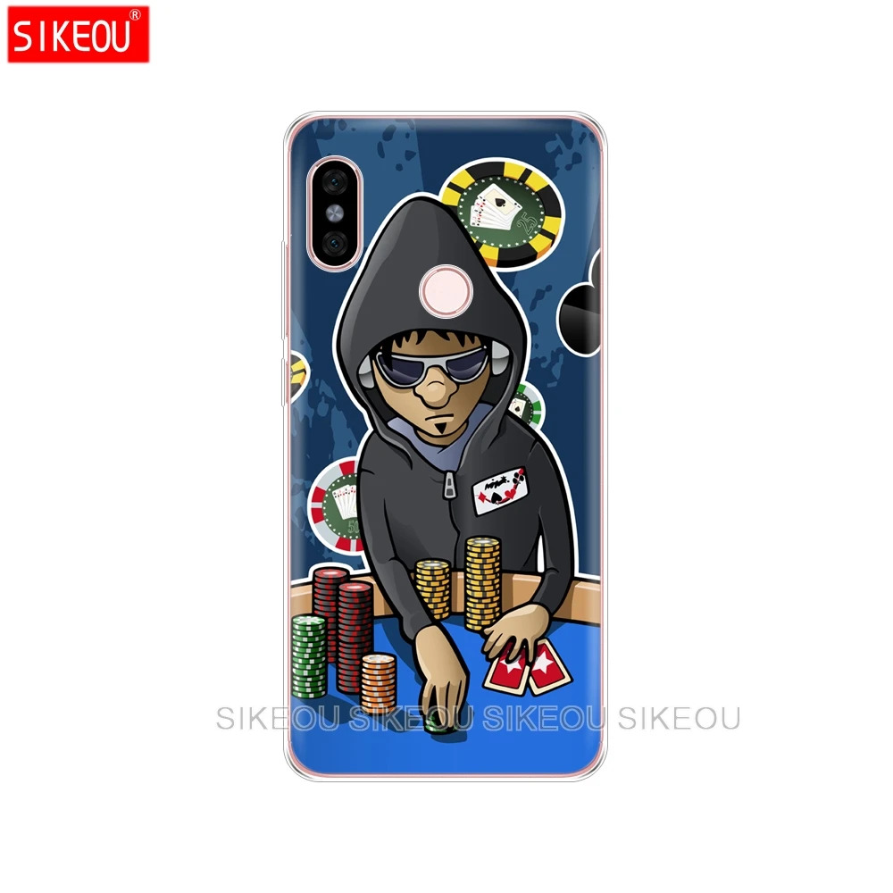 Силиконовый чехол для телефона Xiaomi redmi 5 4 1s 2 3 3s pro PLUS note 4X 4A 5A gambler Poker art|Бамперы| |