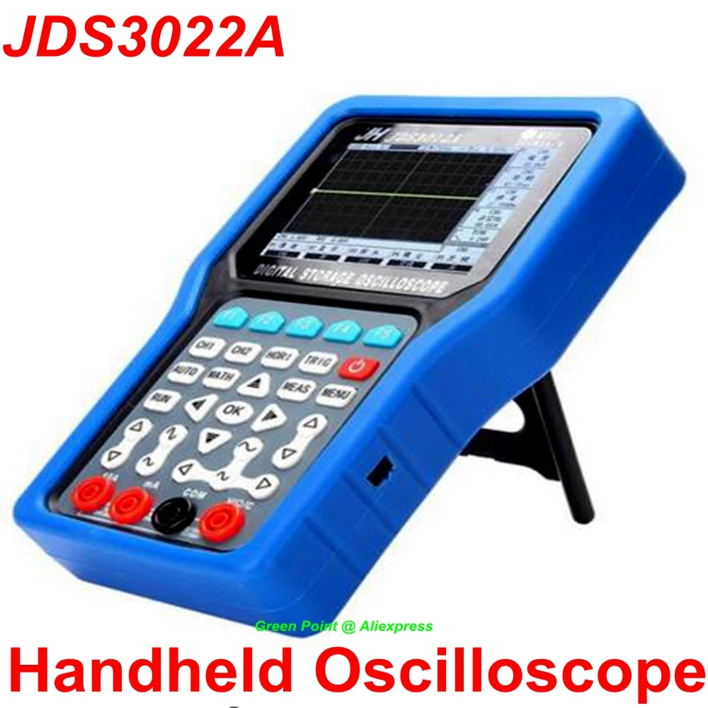 Новое поступление Jinhan JDS3022A портативный осциллограф 500 Мвыб/с цифровой мультиметр
