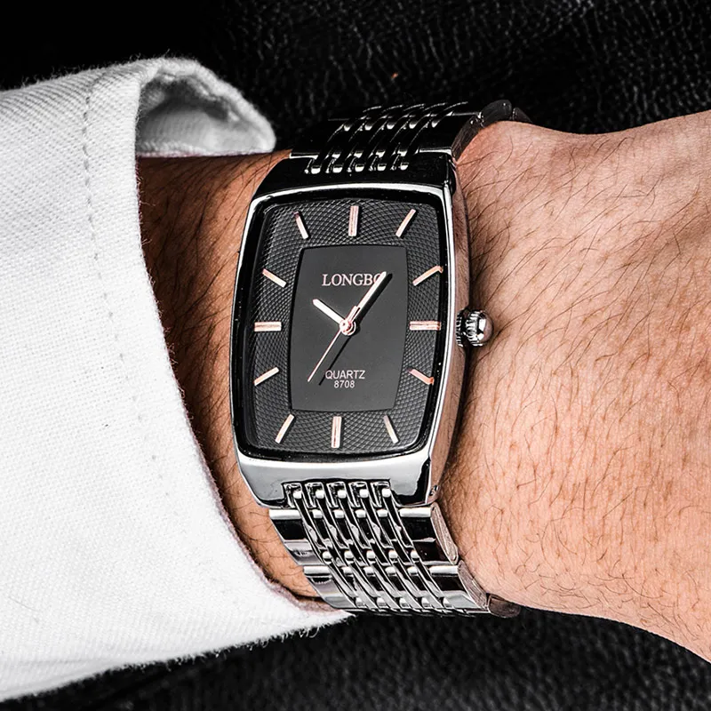 LONGBO Reloj Mujer женские мужские дизайнерские часы роскошные деловые кварцевые