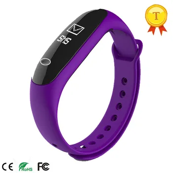 

2017 IP67 Waterproof Bluetooth Smart Band with Heart Rate Monitor & Blood Pressure Monitor & Podemeter Sleep/Steps/Alarm Clock