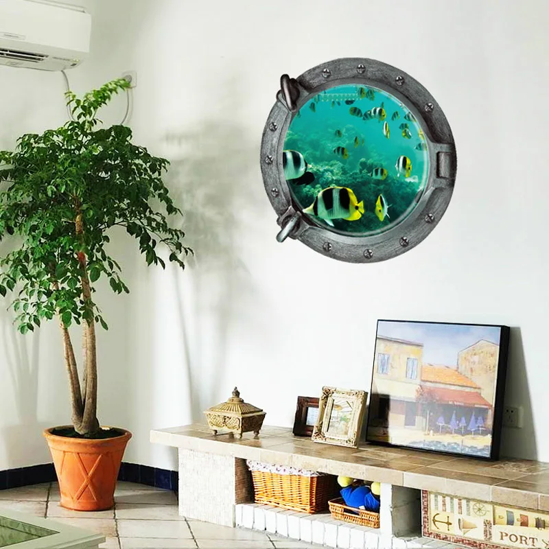 Aquarium 3D Underwater Sea World Fish Wall Aquarium 3D Underwater Sea World Fish Wall
