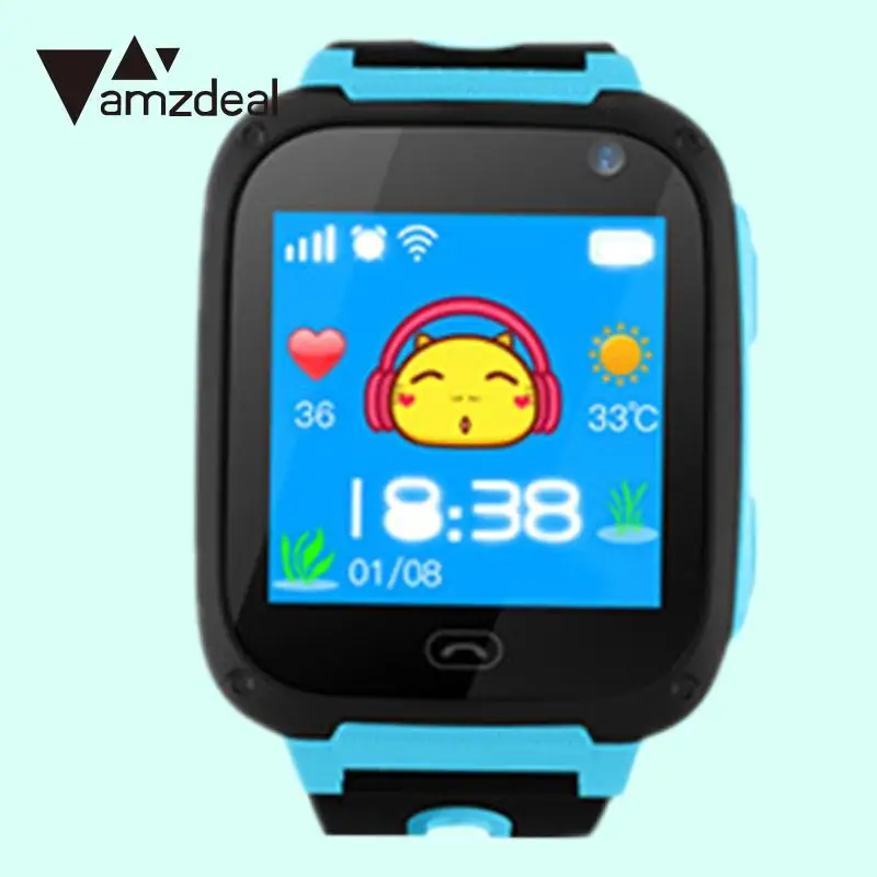 Kinder Kind 144 ''inch 2.0MP Kamera Anruf Taschenlampe Tracker GPS Smart Uhr