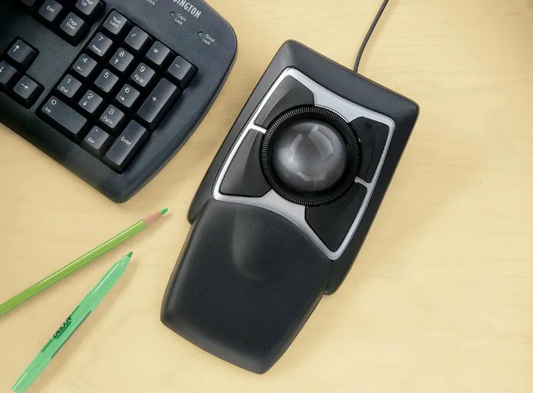 Kensington Original Trackball Expert Мышь Оптическая USB для ПК или ноутбука (большой мяч прокрутки кольцо) с розничной упаковкой