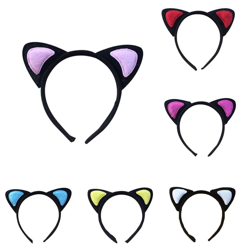 

New Fashion Hair Accessories Cute Hair Clip Girls Boys Cat Ear Headband Accessories Party Headwear LB