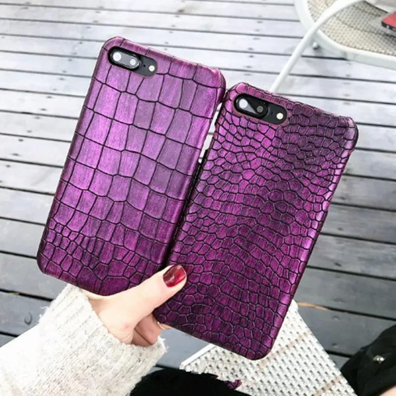 Ayeena для iphone XS MAX XR Kilifi Ретро чехол телефона под крокодиловую кожу кожаный