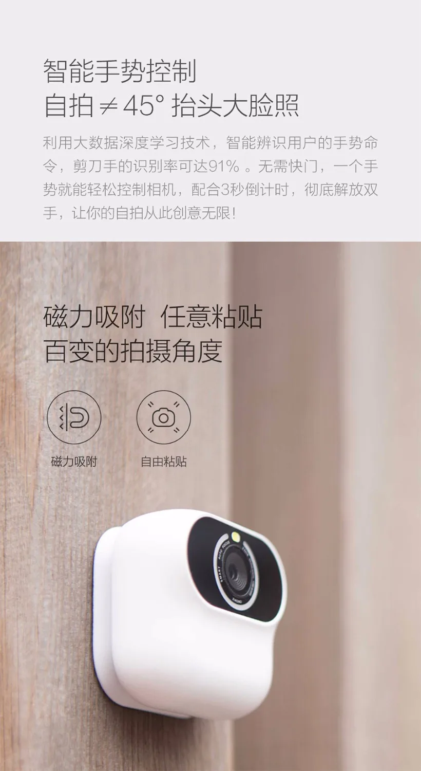 Мини камера Xiaomi Xiaomo AI 13 МП CG010 умное приложение|Смарт-гаджеты| |