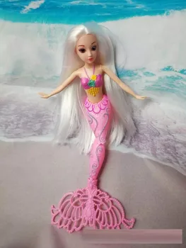 

Super Merlot detachable Mermaid, hair doll, skirt set, mermaid doll