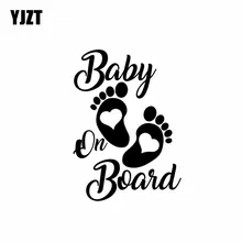 ^^Best Offers YJZT 12.7CM*17.8CM Sticker Vinyl Hobby Car Decal Baby On Board Black/Silver C10-00578 ^^Best Offers YJZT 12.7CM*17.8CM Sticker Vinyl Hobby Car Decal Baby On Board Black/Silver C10-00578