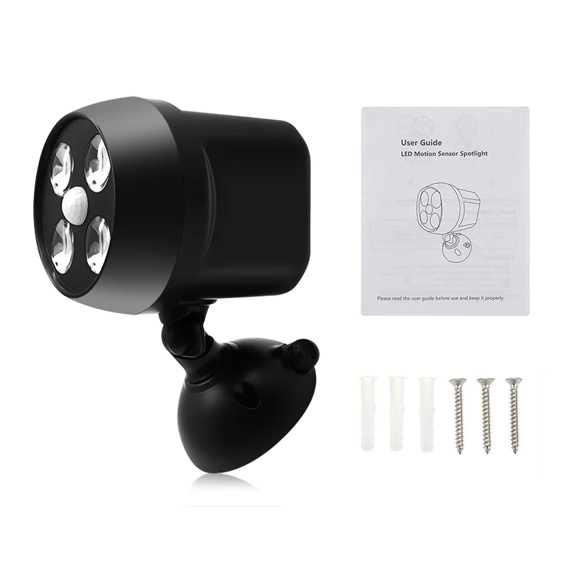 SOCO New Products 4LEDs Black Owl spotlights (15)