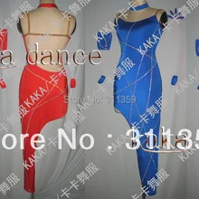 Конкурентоспособными Латинской платье, Salsa платье, Румба, бальные платья, KAKA-L113002