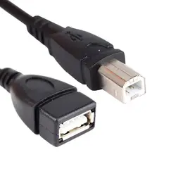 Новинка; Лидер продаж 1/4/10 шт. 50 см USB 2,0 Тип Женский к USB B Мужской Сканер кабель адаптера принтера NV99