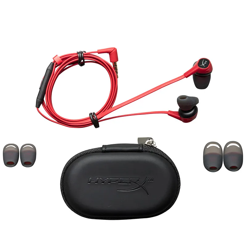 Kingston наушники-вкладыши HyperX Cloud Earbuds игровая гарнитура с микрофоном иммерсивное внутриигровое аудио