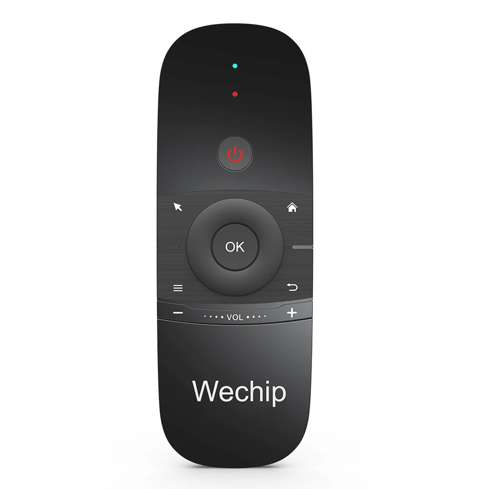 Wechip W1 клавиатура мышь беспроводная 2,4G английский или русский Fly Air mouse Rechargeble пульт дистанционного управления для Android Tv Box/Mini Pc/Tv