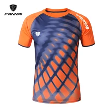 FANNAI бренд Мужская футболка с коротким рукавом и принтом для бега Мужская быстросохнущая дышащая Спортивная футболка для футбола тонкие спортивные футболки