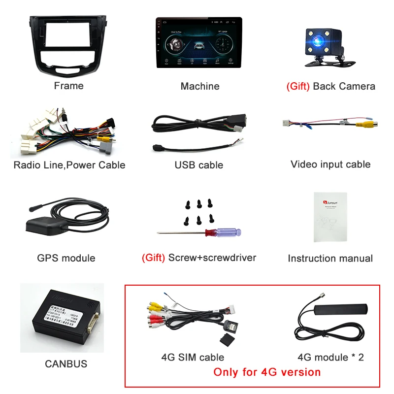 Cheap AWESAFE 2 din Android 8.1 Car Radio Multimedia video player gps navigation For Nissan X-Trail X Trail Qashqai 2014-2016 gps head 5