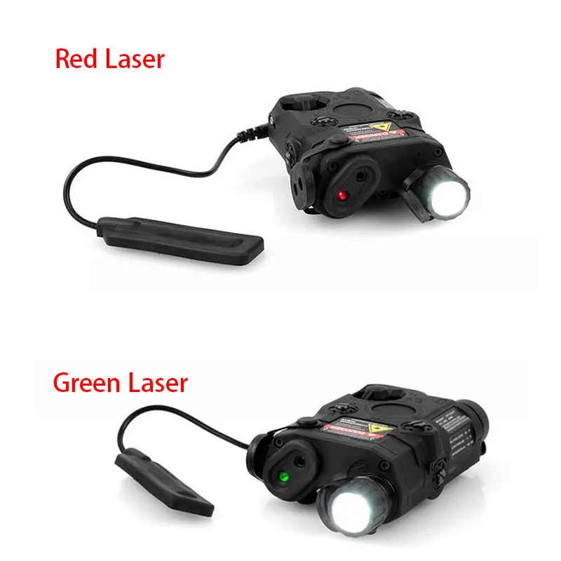 

Element EX276 PEQ15 Battery Case Military High Precision Red Dot Laser Integrated with LED Flashlight Red Laser and IR Lens