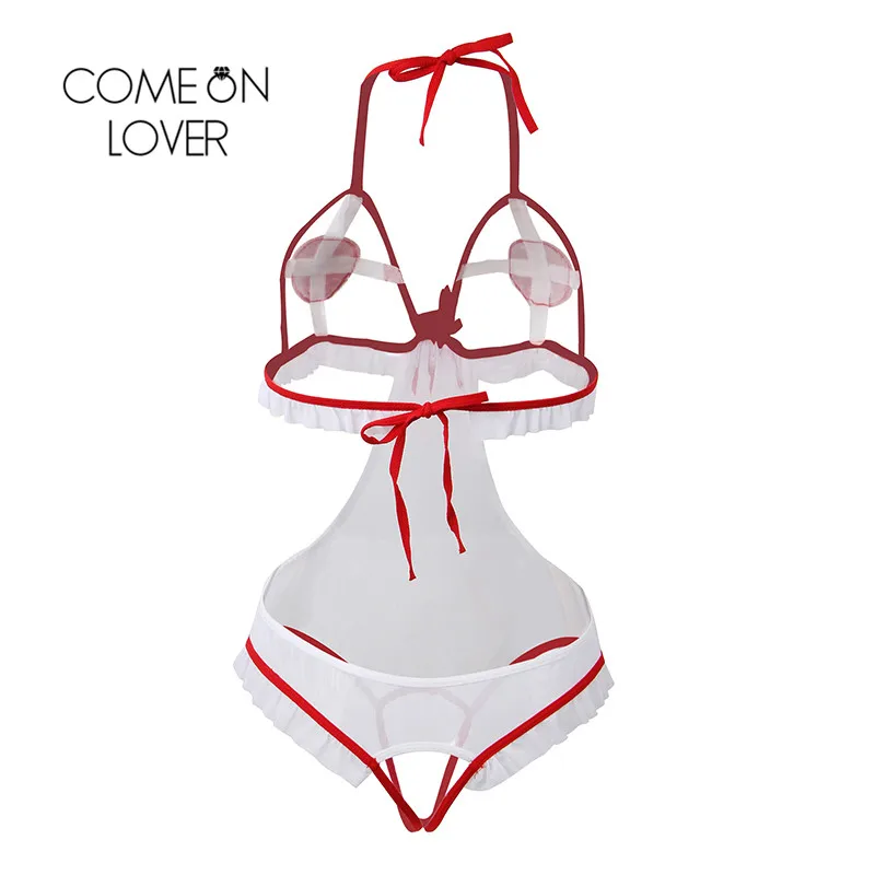 Comeonlover костюмы медсестры косплей Kanten комбинация большого размера Холтер