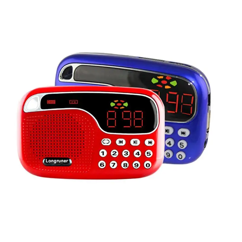 

LED Portable Mini Audio Speaker Music Player Versatile Speaker FM Radio TF Card U Disk Read Bluetooth Speaker Wireless Loudspeak